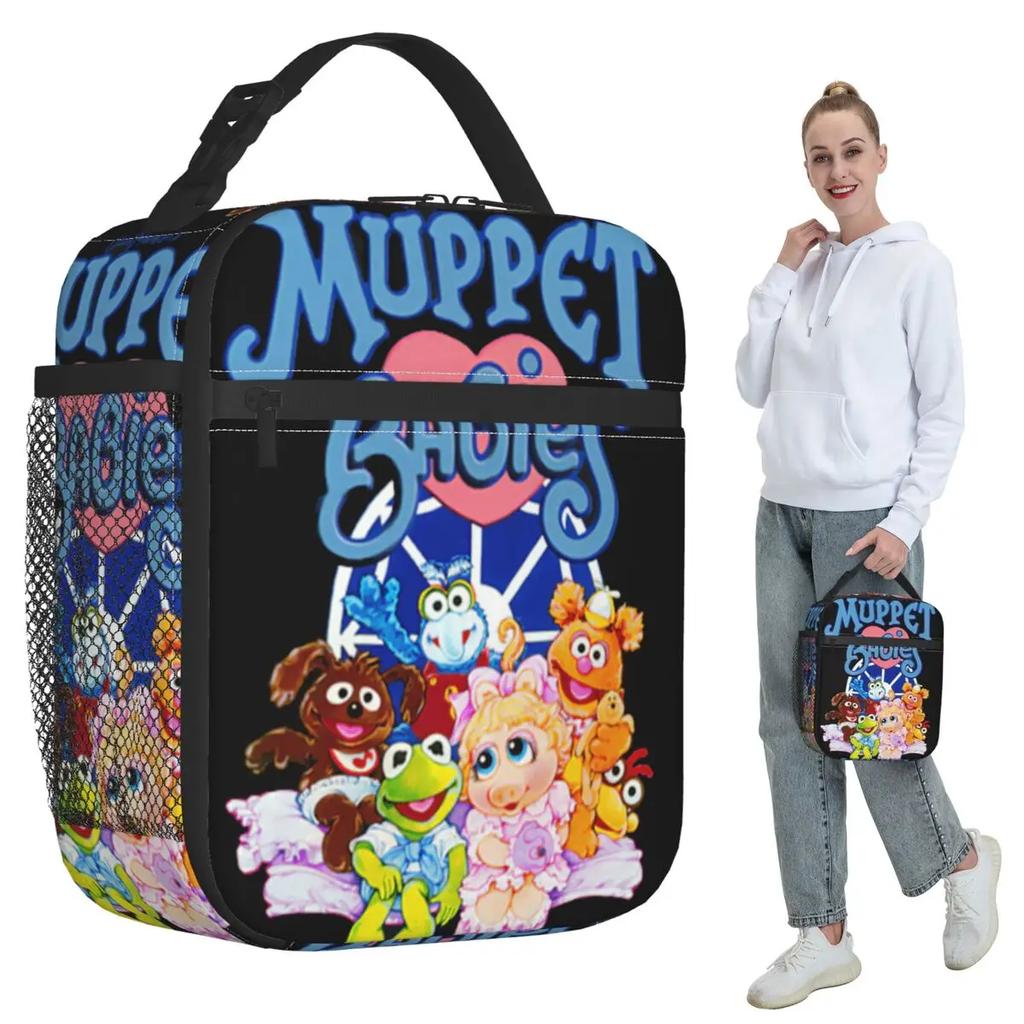 Muppet Babies Insulated Lunch Bag for Women Office Cooler Thermal Food Box Tote Portable Lunch Boxes Container