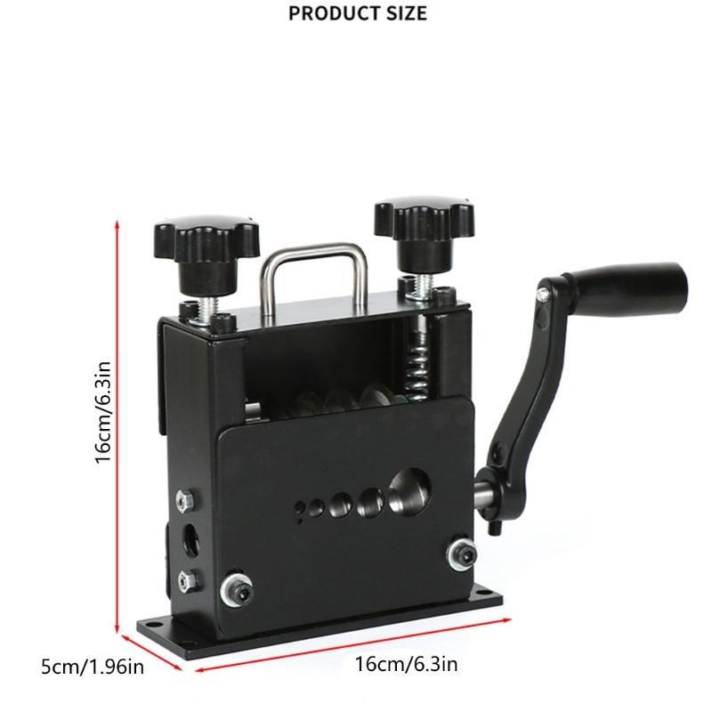 Wire Stripper Featuring Automatic Mode Hand Crank Function with 6 Hole Input for Household DIY Cable Stripping Tool