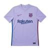 Nike Barcelona Temporada 21-22 Versão Torcedor Visitante Gola V Pulôver Futebol Manga Curta Tops Infantis CV8221-581