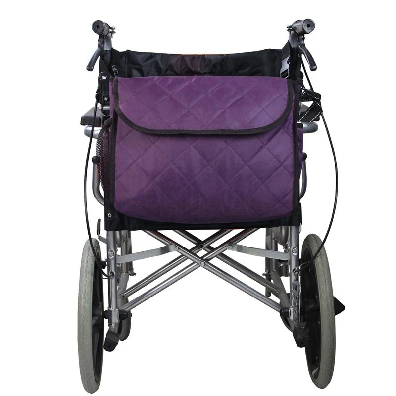 Multi-functional Wheelchair Bag Wheelchair Armrest Bag Disabled Wheelchair Rear Hanging Bag Outdoor Shoulder High-capacity