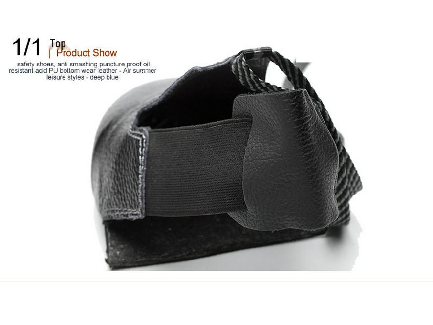 Pánské odolné kožené návleky s ocelovou špičkou pro bezpečnost a ochranu