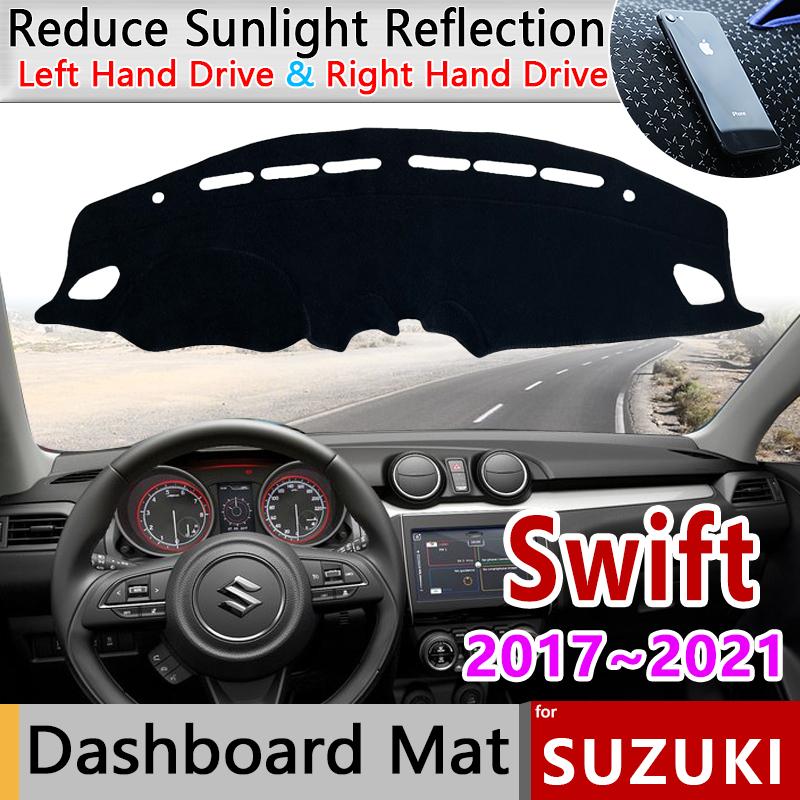 Car Dashboard Cover Dash Board Mat Carpet Dashmatfor for Suzuki Swift A2L 2017~ 2018 Pad Sunshade Cushion Cape Accessories