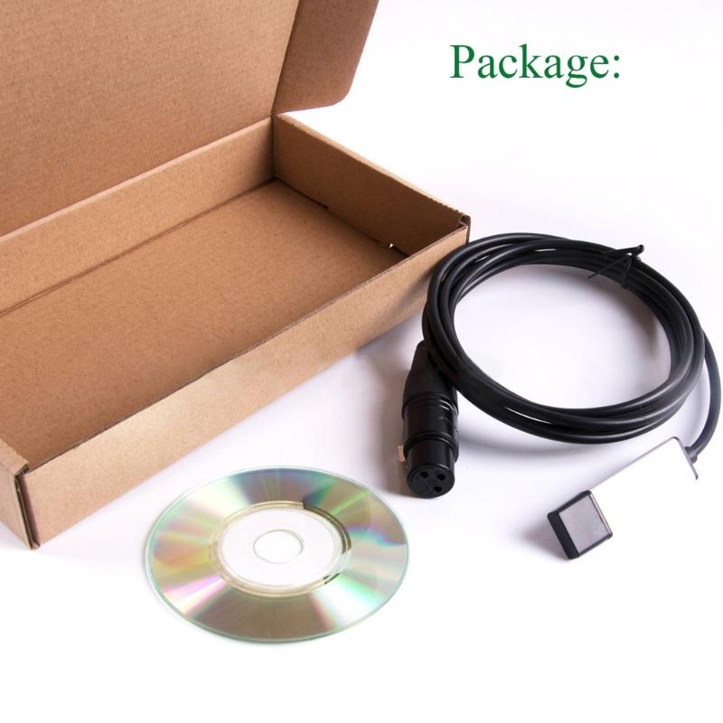 DMX512 USB Adapter Cable Control Stage Lights from Your PC or Laptop LED DMX512 Computer PC Stage Lighting Controller