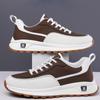 Fashion Spring Autumn Platform Leather Casual Sneakers for Men Designer Soft-soled Men's Shoes Fashion Light Sports Zapatos De Hombre