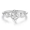 Original   CopperCeltic Knot Rings For Women Girls Jewelry Birthday Anniversary Gifts