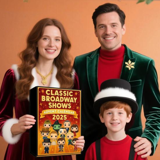 Classic Broadway Shows Advent Calendar 2025 24 Days Countdown Calendar With Iconic