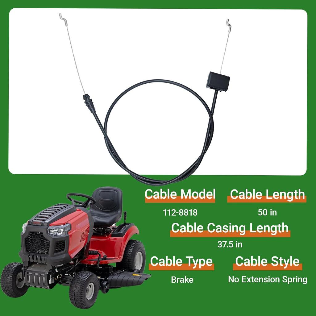 112-8818 Brake Cable Replacement for Toro & Lawn-Boy Walk-Behind Lawn Mowers - Fits 50+ Models Including 20330, 20339, 10603, 10642 - High-Density