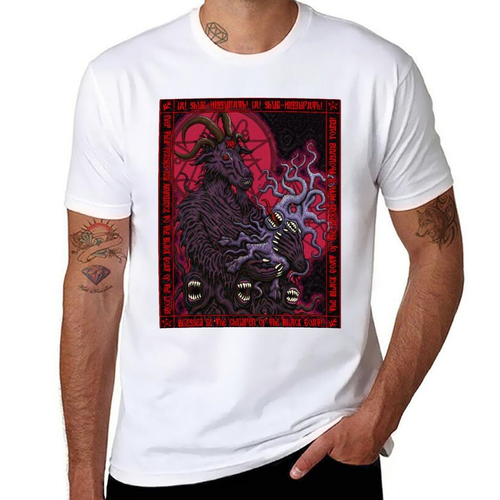 Black Goat Icon Azhmodai 2018 TShirt summer clothes customizeds mens t shirt