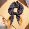 Temperament silk scarf luxury thin 71cm sunscreen shawl Hangzhou small square scarf yarn scarf simulation silk scarf