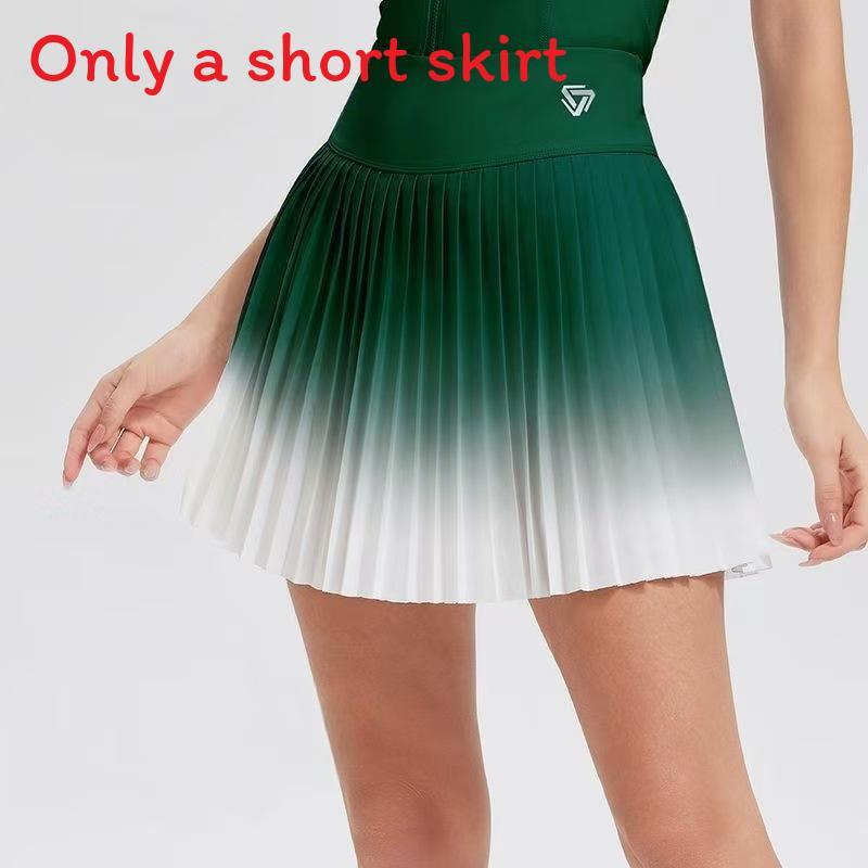 Tennis Skirt Spring Summer Fabric High Waist Pleated Activewear For Women