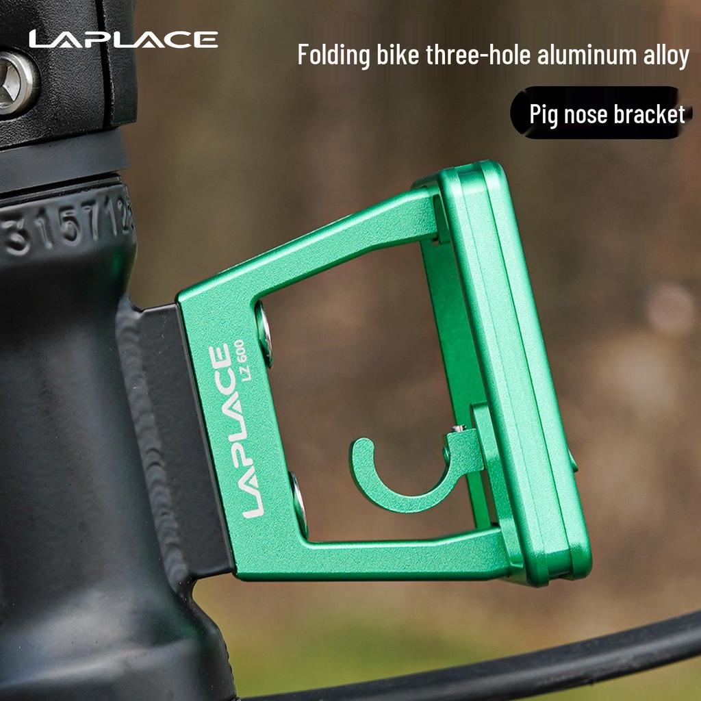 LAPLACE Front Rack Bike Bag for Dahon P10 - Three-Hole Pig Nose Seat Conversion Bracket.