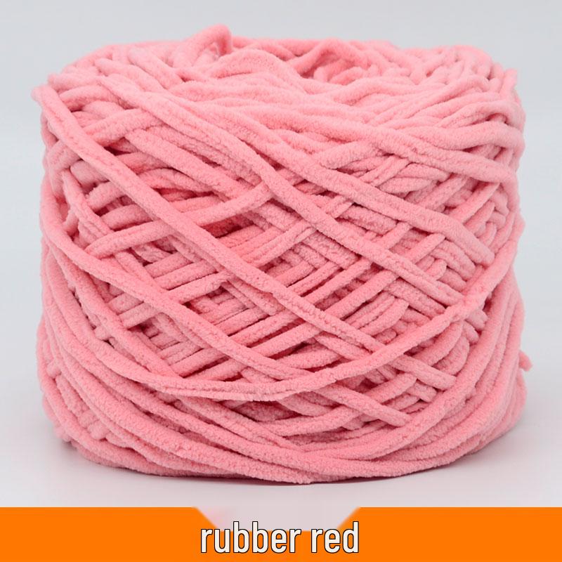 Plush Wool Yarn for Hand-Knitted Crochet Shoes & Slippers