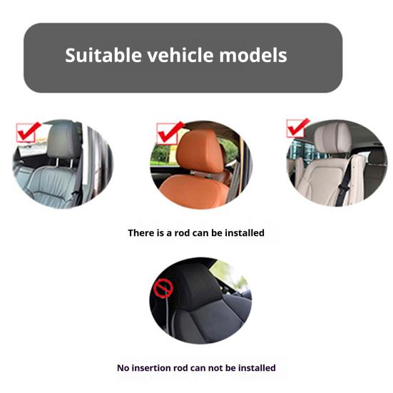 Car Neck Headrest Pillow Cushion Adjustable Design Universal Simple Installation