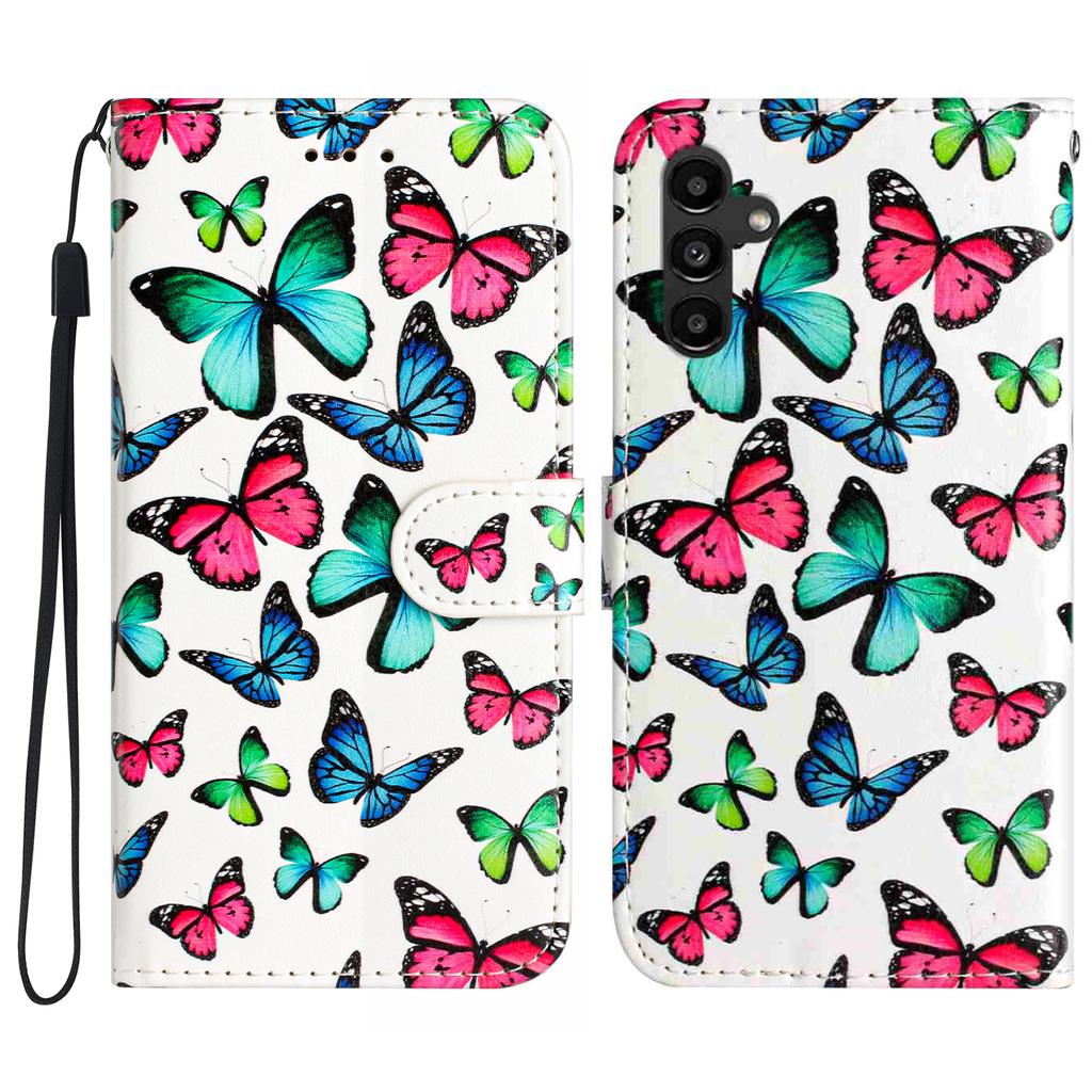 Pro Samsung Galaxy S25 FE Peněženkové pouzdro Vzorovaný design Kožený kryt na telefon