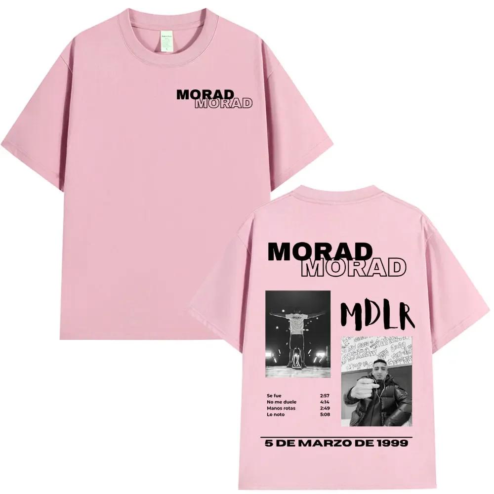 Rapper Morad MDLR Tour Album T Shirt Unisexs Unisex High Quality Cotton Tee Shirt Fashion Hip Hop Short Sleeve Tshirts Streetwear