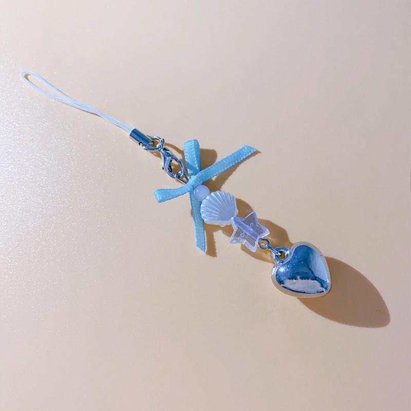 Fashionable Phone Pendant Cute Bag Charm Handmade Phone Charm Stylish Phone Chain Alloy Material Gift for Women Girls