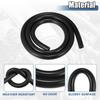 X AUTOHAUX 1 Set Silicone Vacuum Tube Hose 1m 6mm ID Engine Car Vacuum Silicone Hose Line Black