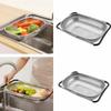 Scalable Sink Drain Basket Non-slip Handle Vegetables Draining Racks Strainer Basket  Pasta