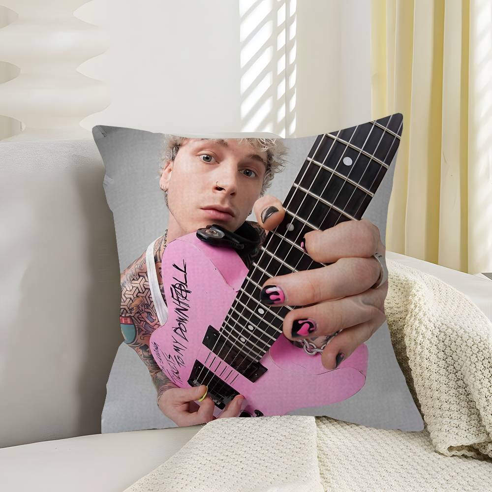 I Love MGK Personalized picture text home decorative pillows Household Gifts 45x45cm