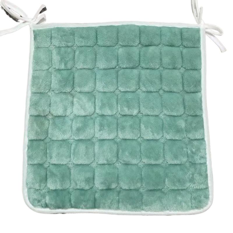 Clearance: Plush Dining Chair Cushion with Ties for Autumn/Winter