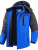 Cross-Border Outdoor Windproof Plus-Size Fleece-Lined Winter Windbreaker Jacket for Skiing and Fishing