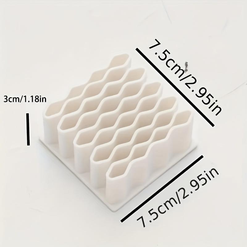 2pcs 32-Cell Grid Ointment Organizer, Divided Tube Medicine for Home Desktop Soft Cream Holder Glue Makeup Brush Sample Organizer