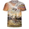 Summer Trendy Wolf Men's T-shirt 3D Digital Printed Short Sleeve Fashion Personalized Men's Wear T-Shirts Men’s