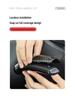 Tesla Model 3/Y Carbon Fiber Gear Lever Cover & Steering Column Handle Decor Patch.
