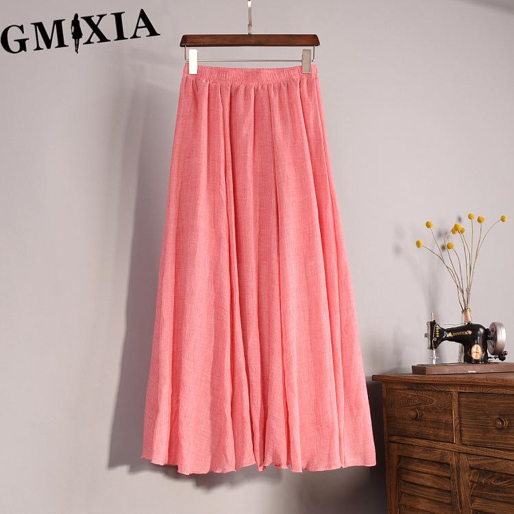 

GMXIA Женская Модная Повседневная Летняя Весенняя Юбка one size розы красного