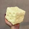 Jumbo Cheese Cube Stress Ball Big Cheese Shapeable Squeeze Ball Non-Bounce Fidget Toy Sensory Anti-Stress Festival Gift