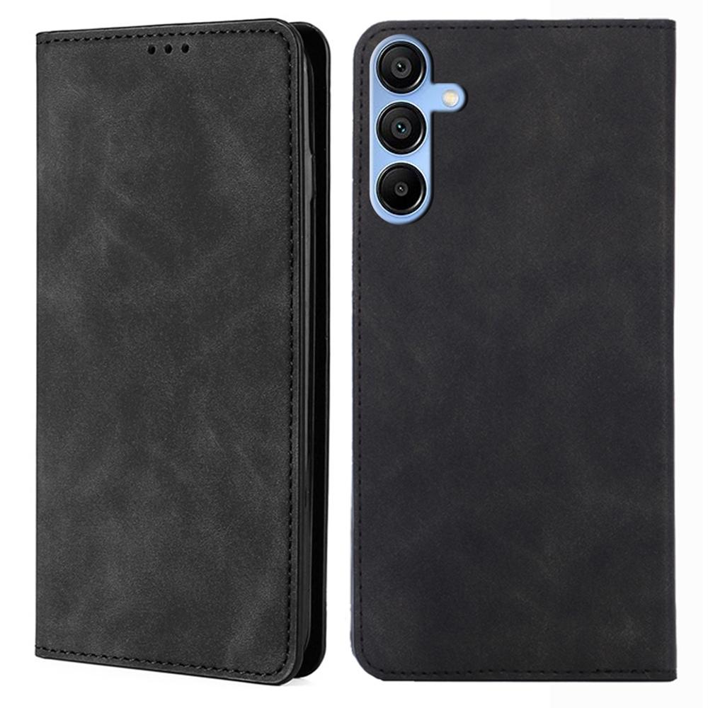 For Samsung Galaxy A15 5G/4G Case PU Leather Stand Mobile Phone Cover with Card Slots