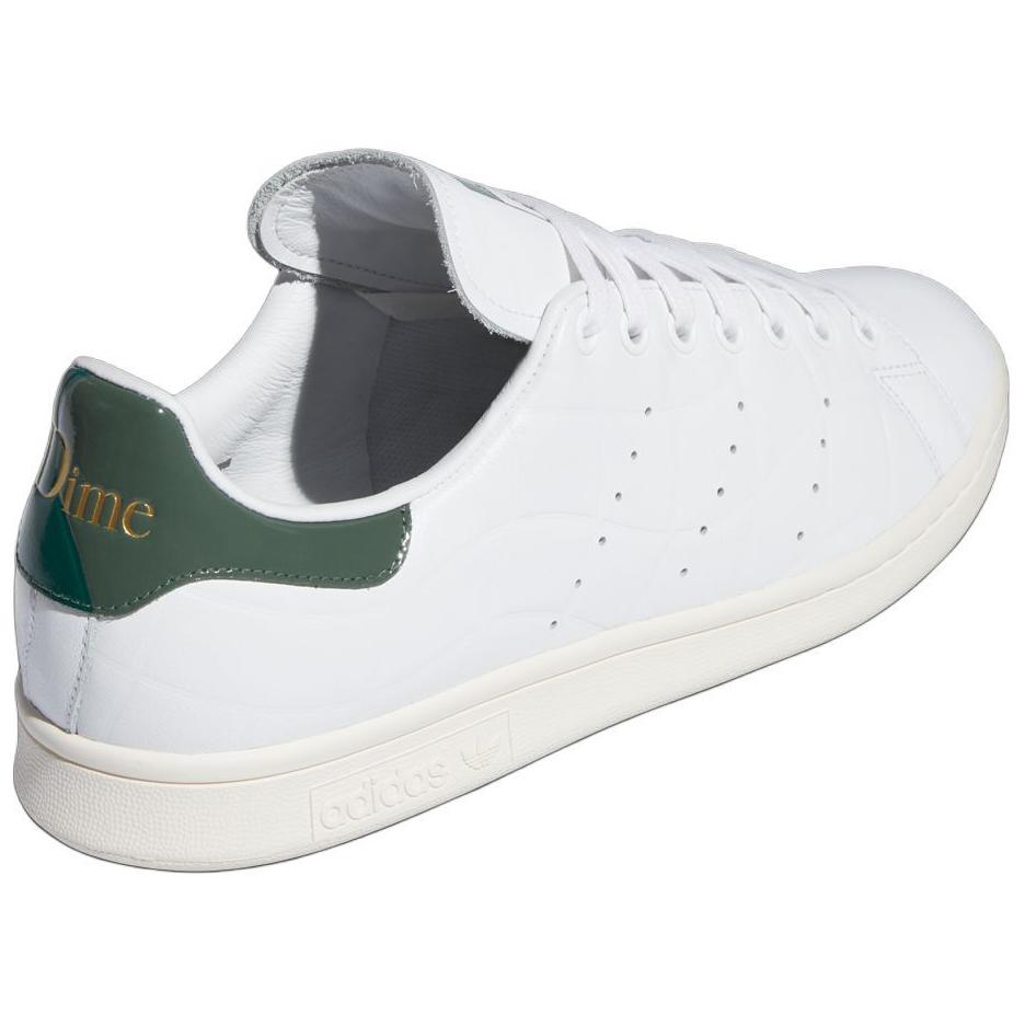 Dime x adidas Stan Smith Bianco Verde Ossido Sneakers Unisex Calzature-Bianco Verde Collegiale IG2044
