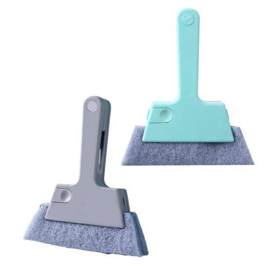 1/2/3Pcs Cleaning Cloth Groove Cleaning Brush Window Track Cleaner Brush Handheld Groove Cleaning Tool with Sponge Bristles