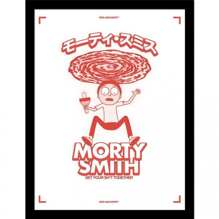 Rick And Morty Get Your Sh*t Together Framed Print