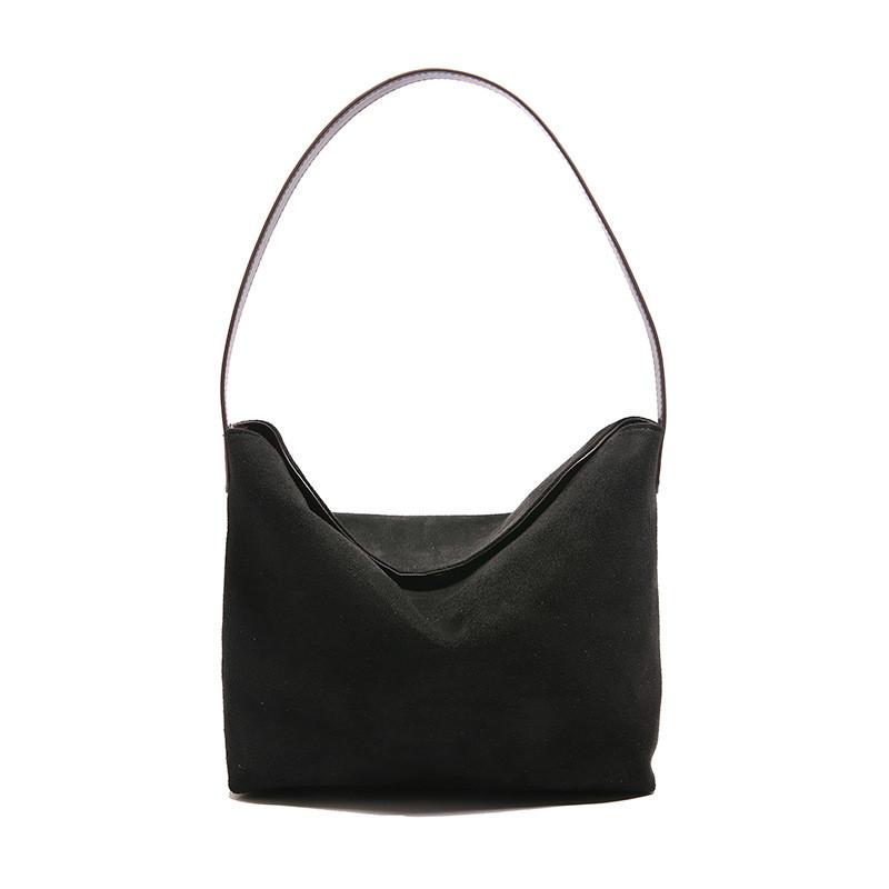 Chic Retro Design Tote Bag For Women In Stylish Black Orange Brown Khaki Colors