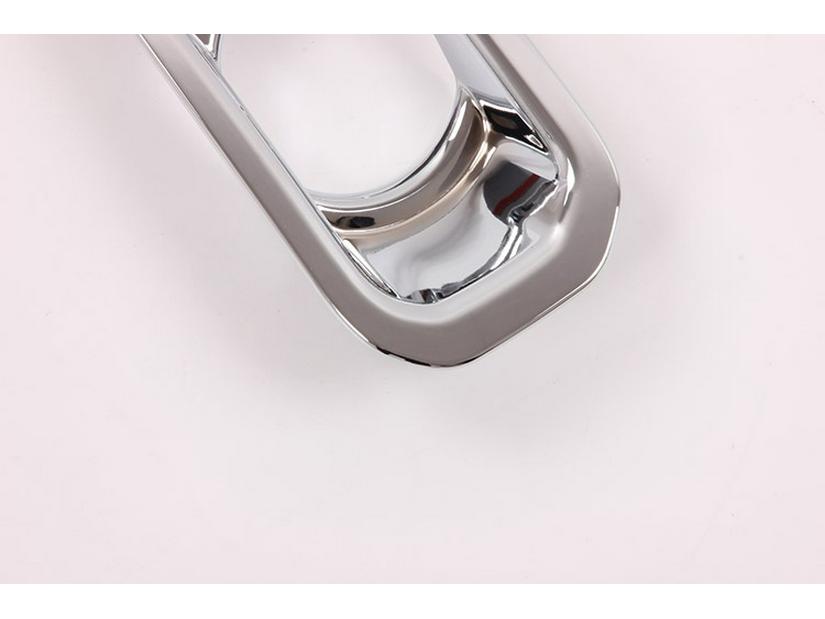 Compatible with 2019 Wrangler - ABS Electroplated Front Fog Light Cover Frame Decor.