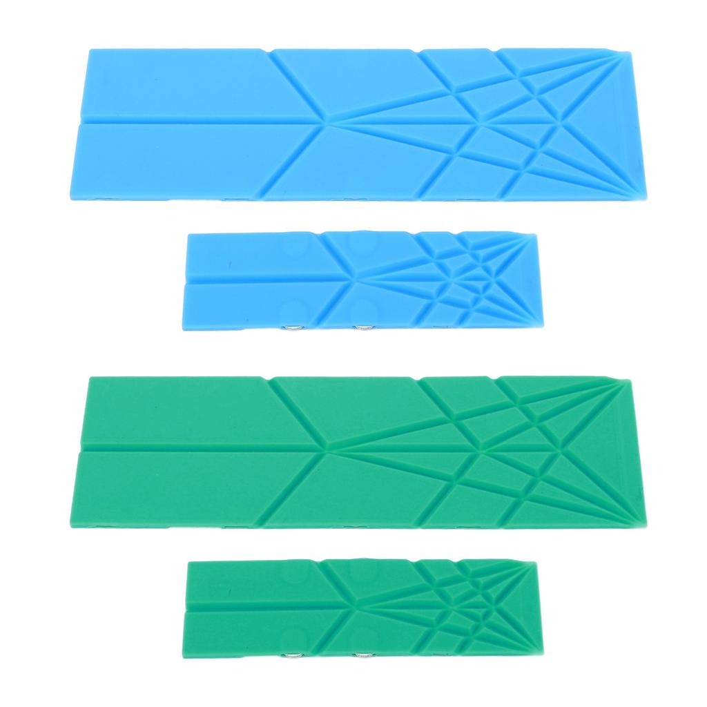 2pcs Magnetic Flat Measuring Spoon 3 In 1 Multifunctional Folding Kitchen Flat Measuring Spoon Large