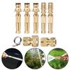 1-Set Spray Nozzle High Pressure Multi-use Lawns Garden Hose Nozzle Sprayer Copper Part for Garden Irrigation Car Washing