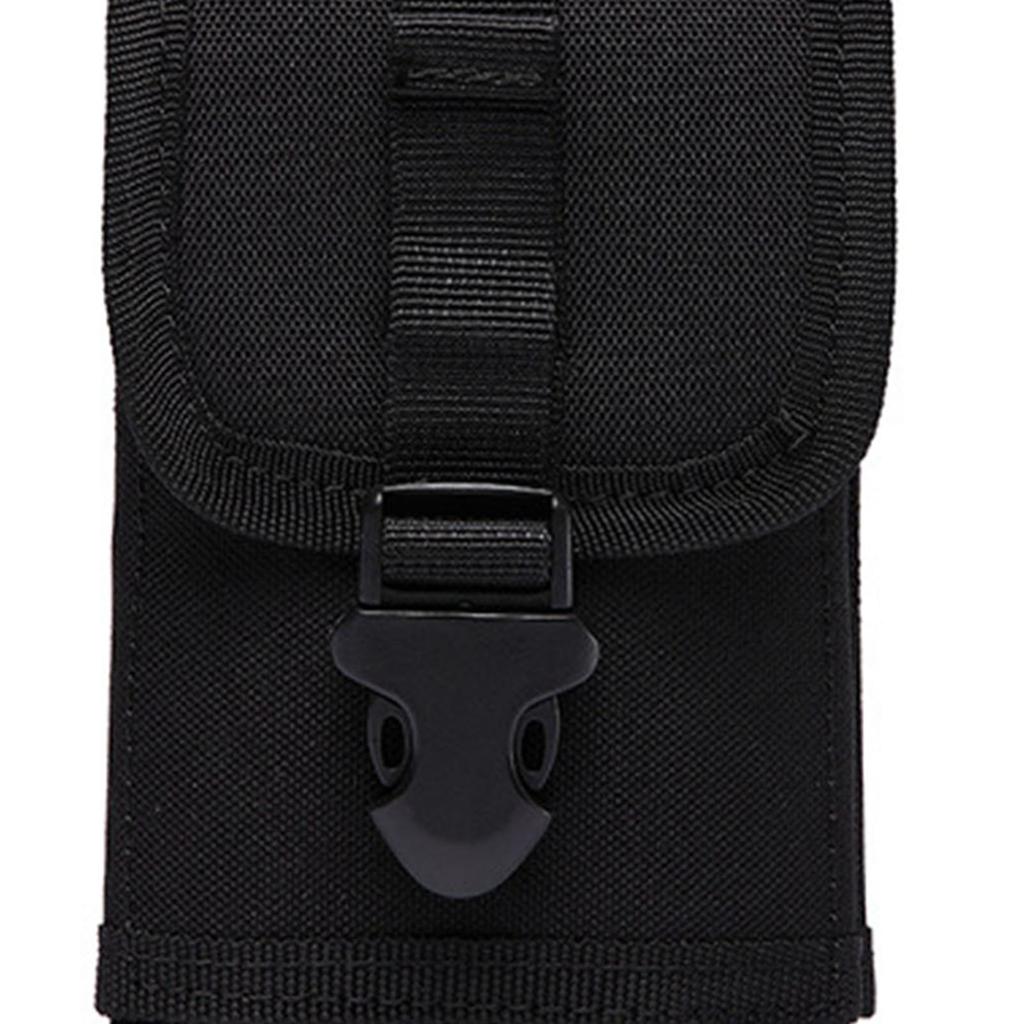 Wojskowa Torba na Telefon Komórkowy Rekreacyjna Nylonowa Wodoodporna Wielofunkcyjna Saszetka na Telefon do Noszenia na Pasie na Zewnątrz