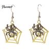 Kostümparty Ohrschmuck 1 Paar Halloween-Ohrringe für Damen, Skelett Spinne Kürbis Detaillierte Legierungsanhänger Geist Fledermaus Ohrhänger, Gothic