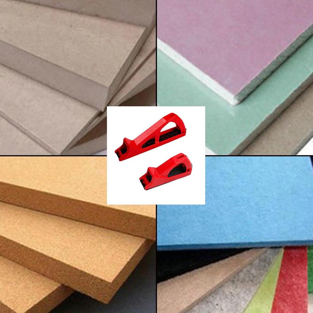 Moulded Body Surform Plane, Gypsum Board Trimmer, Suitable for Pottery, Clay, Woodworking and Sculpting(140 * 40mm/5.51 * 1.57in)