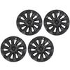 4PCS 20in Wheel Hub Cap Matte Black Personalized Wheel Rim Hubcap Replacement