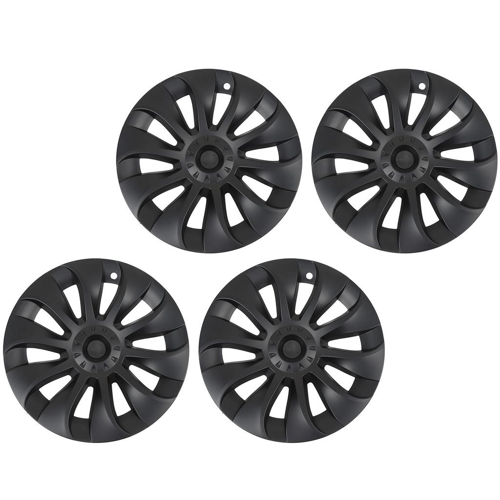 4PCS 20in Wheel Hub Cap Matte Black Personalized Wheel Rim Hubcap Replacement