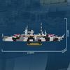 WW2 German Military World War 2 Battleship Class Cruise Ship Building Blocks Warship Cruiser Model Bricks Children Kids Toy Birthday Gift