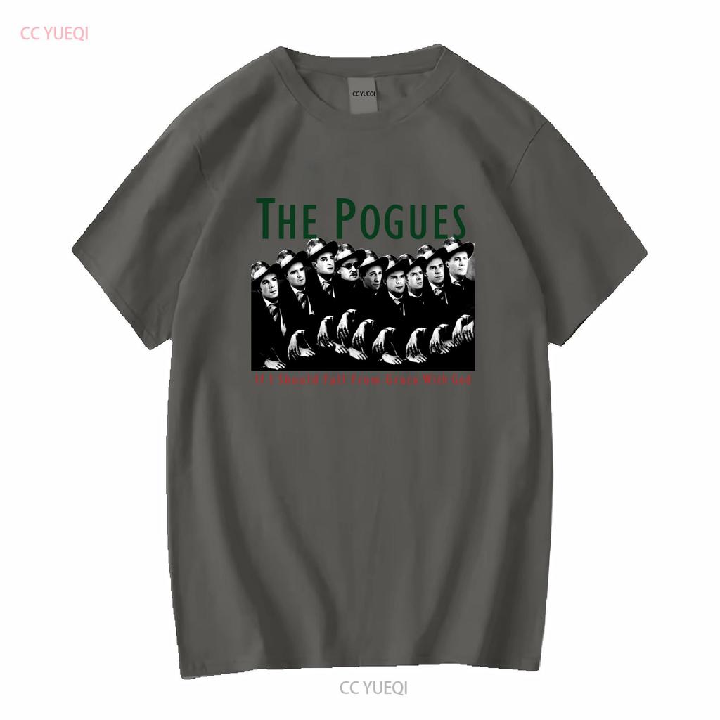 Vintage 80s The Pogues If I Shoul Fall From Grace 1988 T Shirt All Size TT6916 Long Sleeves Vintage Washed Graphic