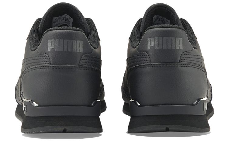 PUMA St Runner V3 Leather 'Triple Black' 384855-11