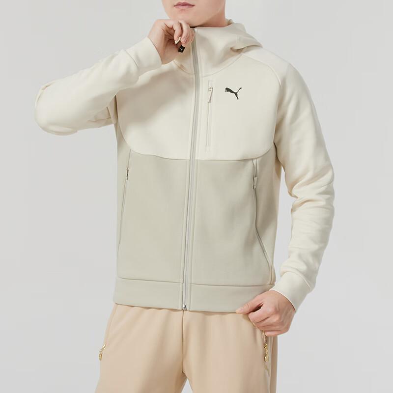 Puma Fashionable Comfortable Warm Loose Jacket Men Jackets Beige 631833-87