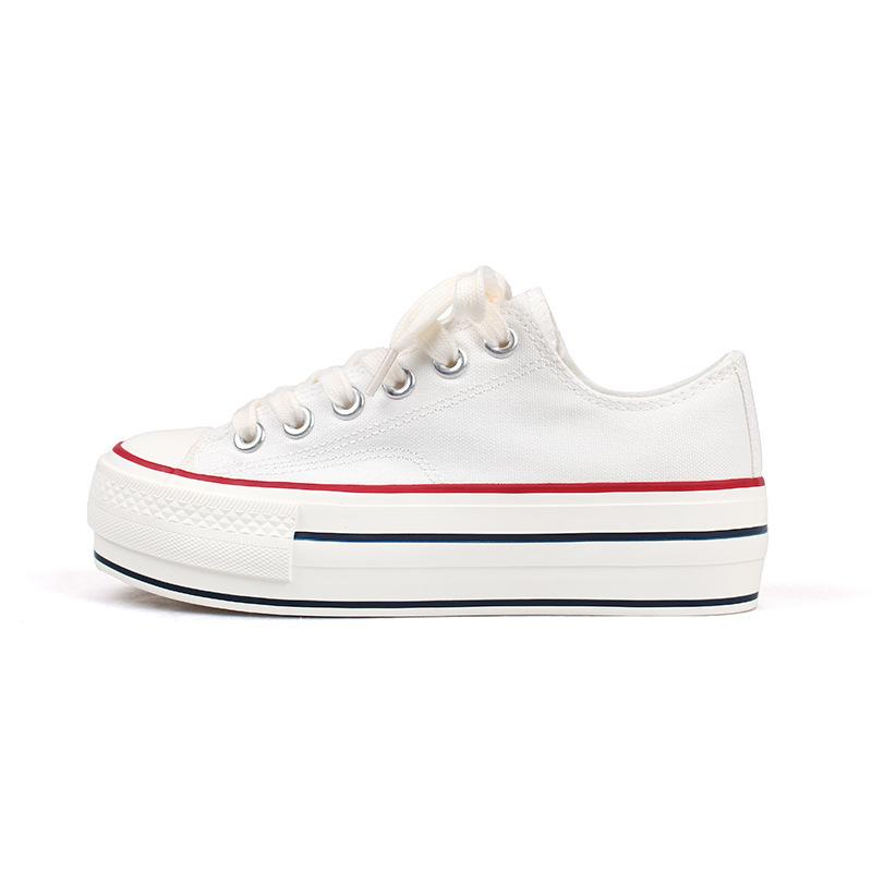 orange platform sneakers