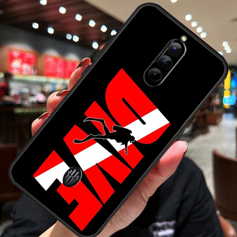 Scuba Diver Diving Case For ZTE Nubia Red Magic 10 Air 7 6S 7S Pro Red Magic 11 10 9 8 8S 9S 10S Pro Plus Cover