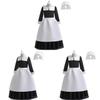 Wednesday Cosplay Girl Dress Set With Satin Fabric For Middle School Girls